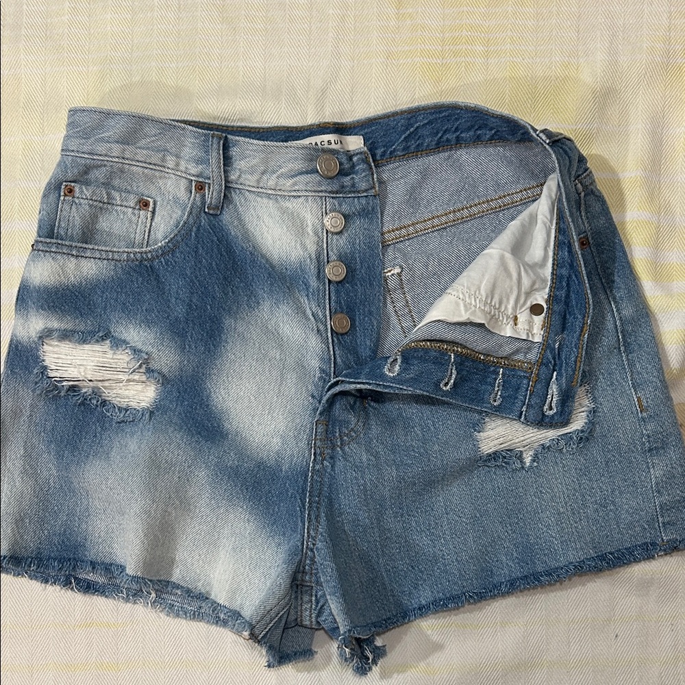 PacSun Ultra High-Rise Vintage Shorts size 28 100% cotton - Picture 4 of 6